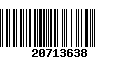 Código de Barras 20713638