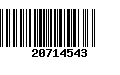 Código de Barras 20714543