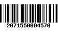 Código de Barras 2071550004570