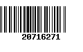 Código de Barras 20716271