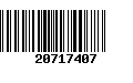 Código de Barras 20717407