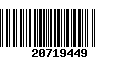 Código de Barras 20719449