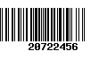 Código de Barras 20722456