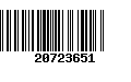 Código de Barras 20723651