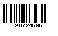 Código de Barras 20724696