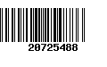 Código de Barras 20725488