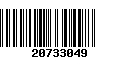 Código de Barras 20733049