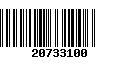 Código de Barras 20733100