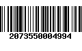 Código de Barras 2073550004994