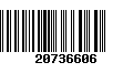 Código de Barras 20736606