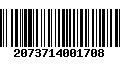 Código de Barras 2073714001708