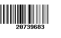 Código de Barras 20739683