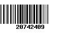 Código de Barras 20742409