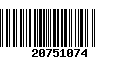 Código de Barras 20751074