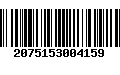 Código de Barras 2075153004159