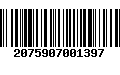 Código de Barras 2075907001397