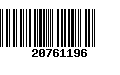 Código de Barras 20761196