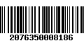 Código de Barras 2076350008186