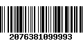 Código de Barras 2076381099993