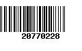 Código de Barras 20770228