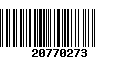 Código de Barras 20770273