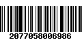 Código de Barras 2077058006986