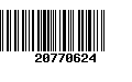 Código de Barras 20770624