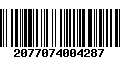 Código de Barras 2077074004287