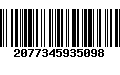 Código de Barras 2077345935098