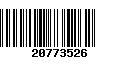 Código de Barras 20773526