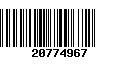 Código de Barras 20774967