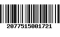 Código de Barras 2077515001721