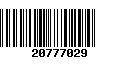 Código de Barras 20777029