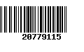 Código de Barras 20779115