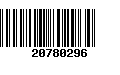 Código de Barras 20780296