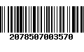 Código de Barras 2078507003570