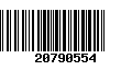 Código de Barras 20790554