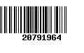 Código de Barras 20791964