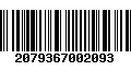 Código de Barras 2079367002093