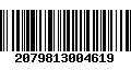 Código de Barras 2079813004619