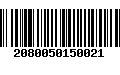 Código de Barras 2080050150021