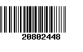 Código de Barras 20802448