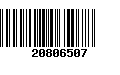 Código de Barras 20806507