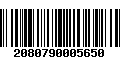 Código de Barras 2080790005650