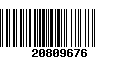 Código de Barras 20809676