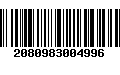 Código de Barras 2080983004996