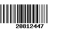 Código de Barras 20812447