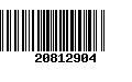 Código de Barras 20812904