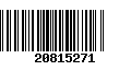 Código de Barras 20815271