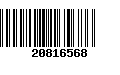 Código de Barras 20816568